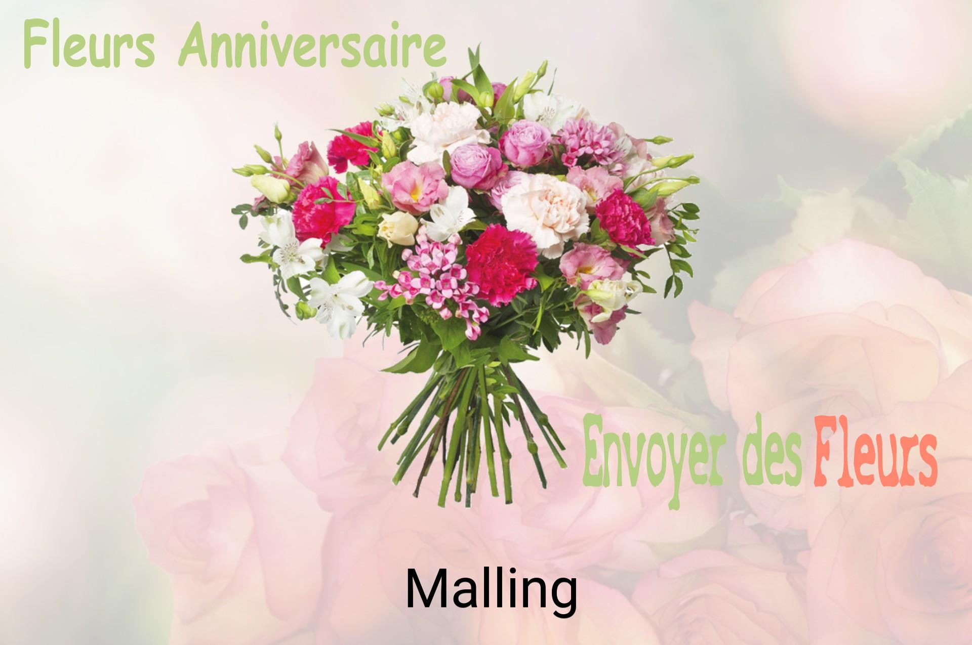 Bouquet de fleurs d’anniversaire livré à Malling