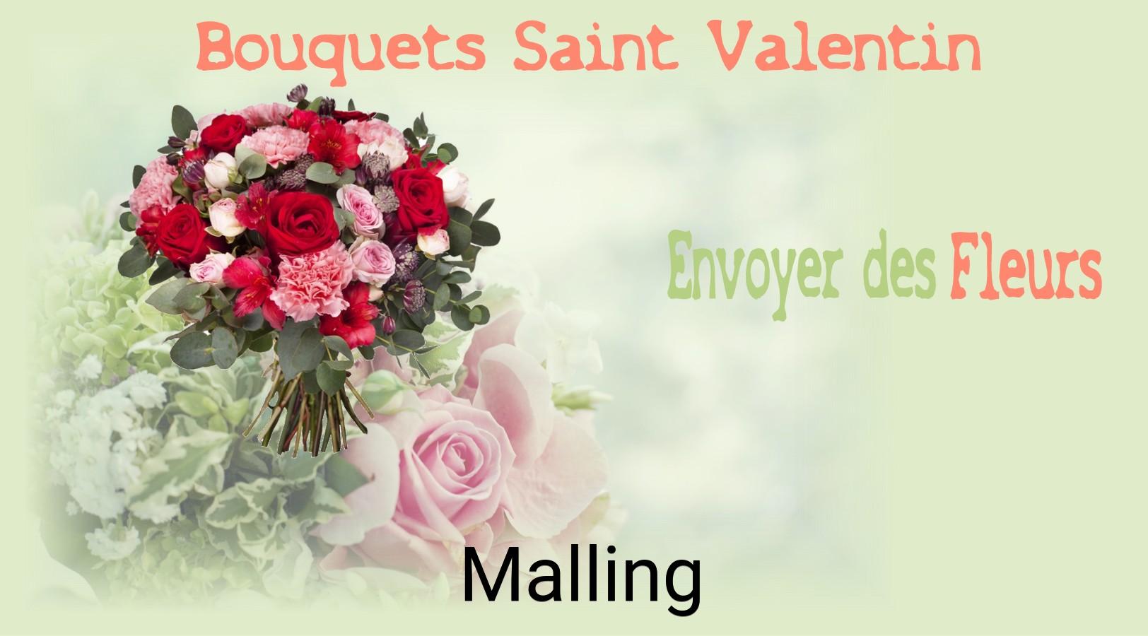 Roses de Saint-Valentin livrées à Malling